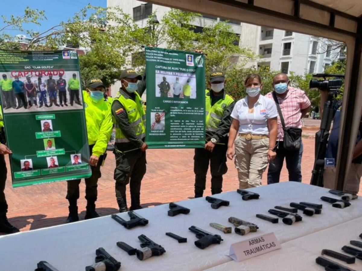 Policía de Santa Marta ha capturado a 320 personas por el delito de hurto