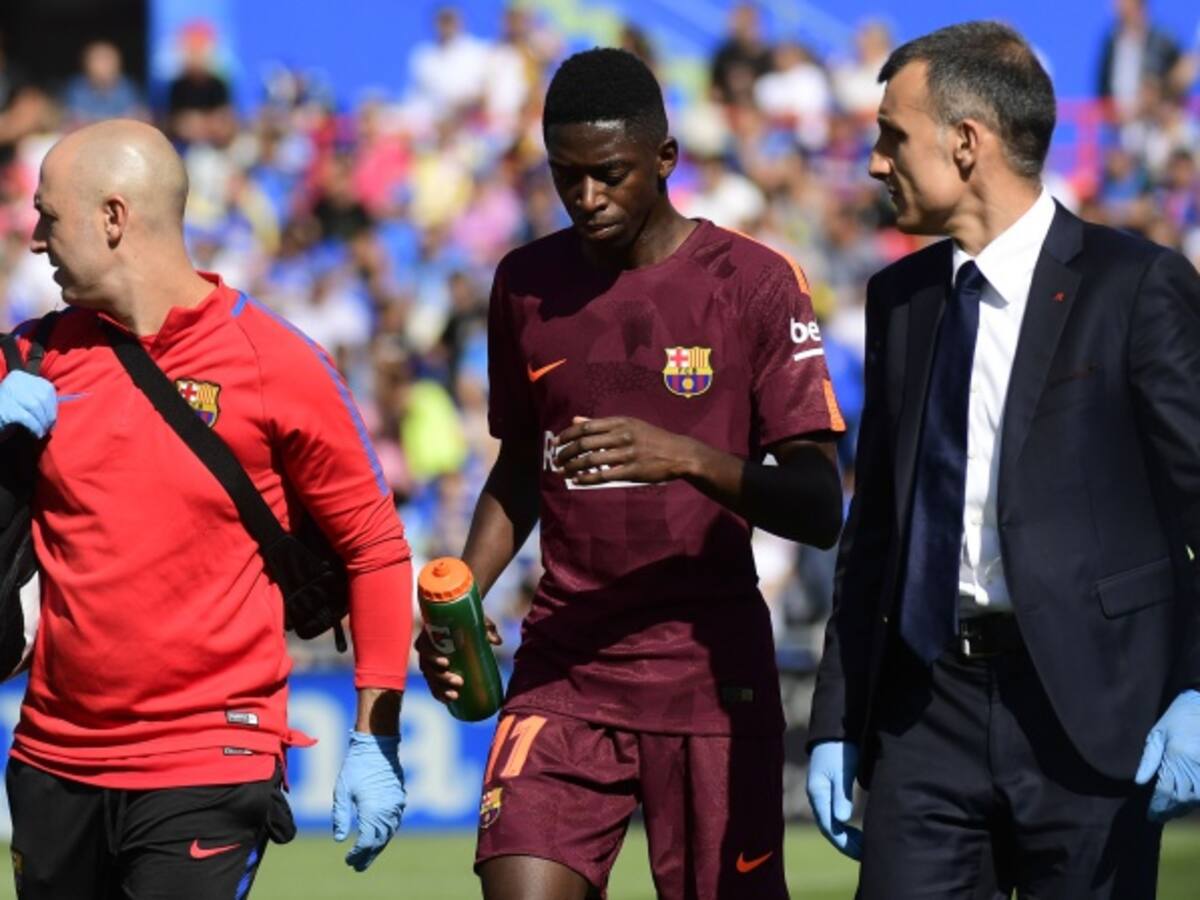 Dembelé ya está en Finlandia para ser operado de su lesión