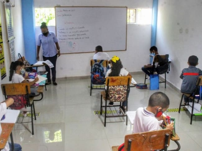 El Colegio Mixto Nuevo Porvenir, del barrio Villas de La Candelaria, inició clases presenciales
