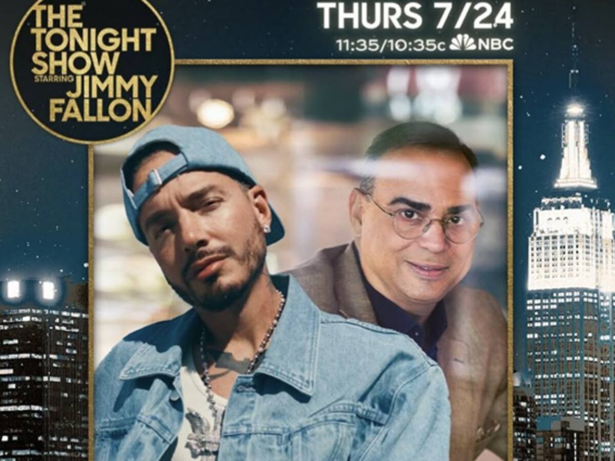 J Balvin y Gilberto Santa Rosa llevan “Misterio” al escenario de Jimmy Fallon