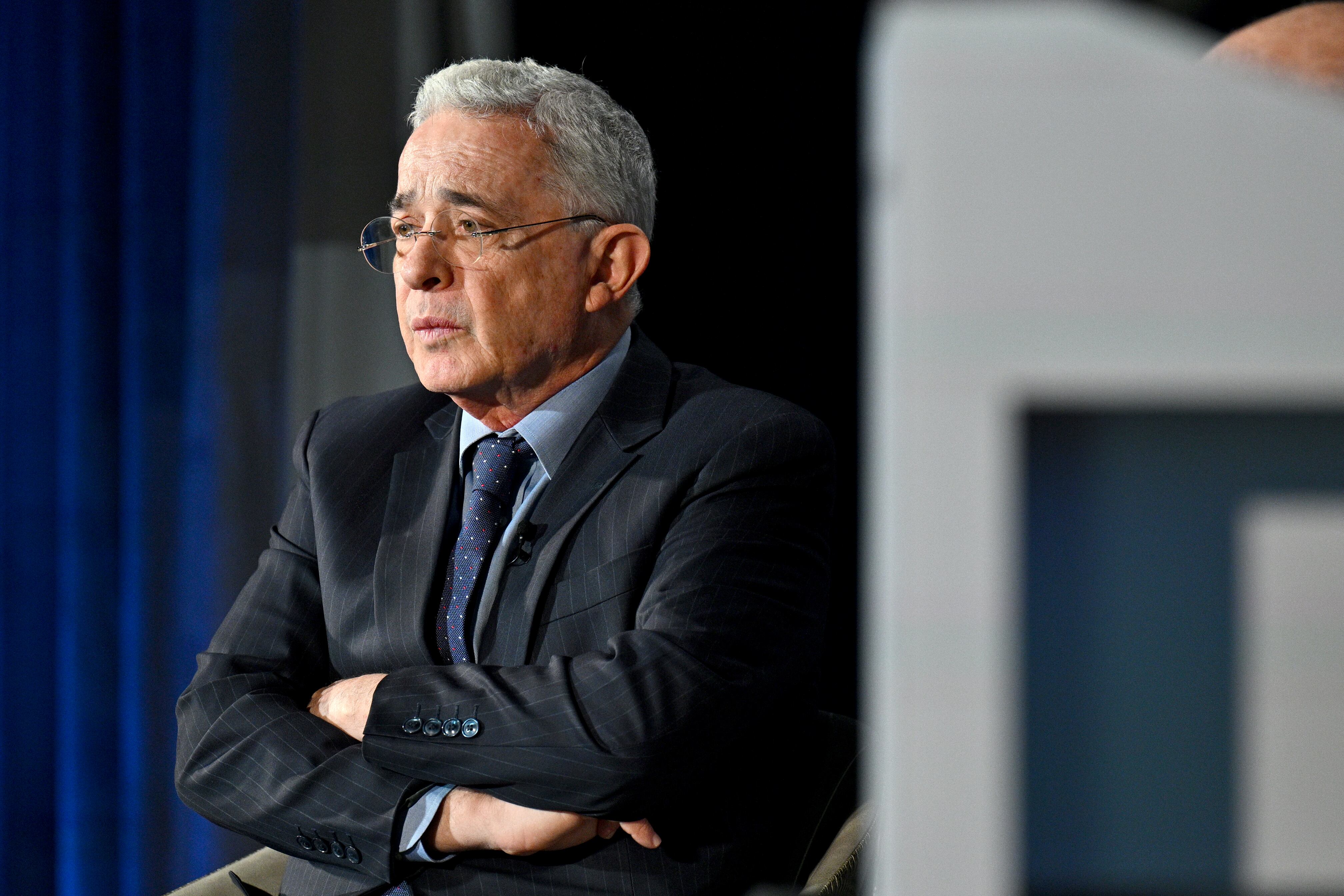 Álvaro Uribe Vélez, expresidente de Colombia. (Foto de Jon Cherry/Getty Images para Concordia)