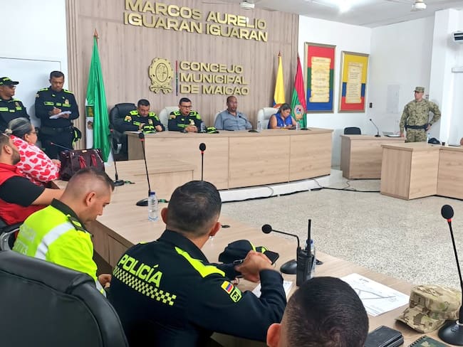 Consejo de Seguridad. Foto: Departamento de Policía Guajira.