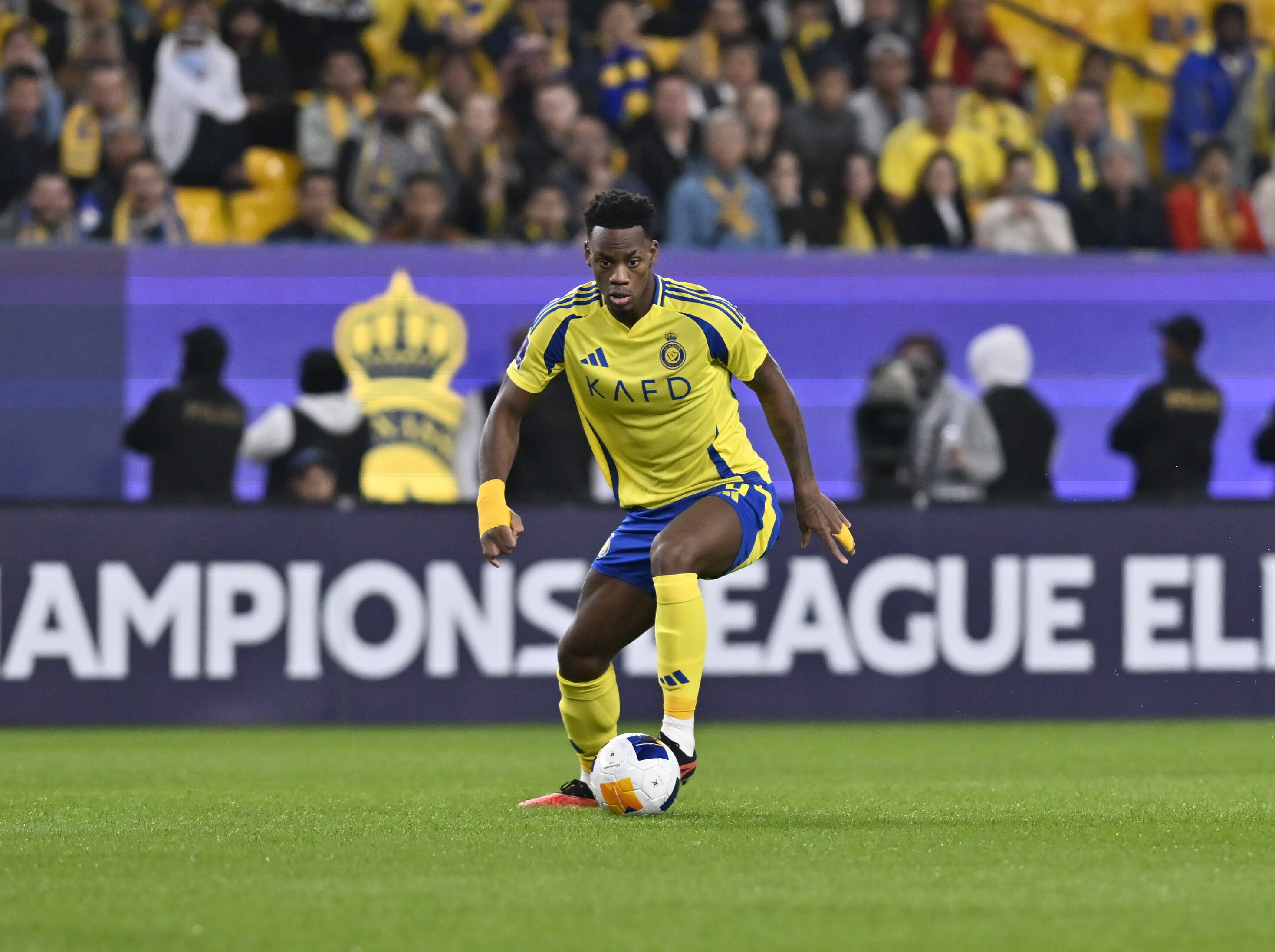 Jhon Jader Durán disputó los 90 minutos en su primer partido con el Al-Nassr. (Photo by Mohammed Saad/Anadolu via Getty Images)