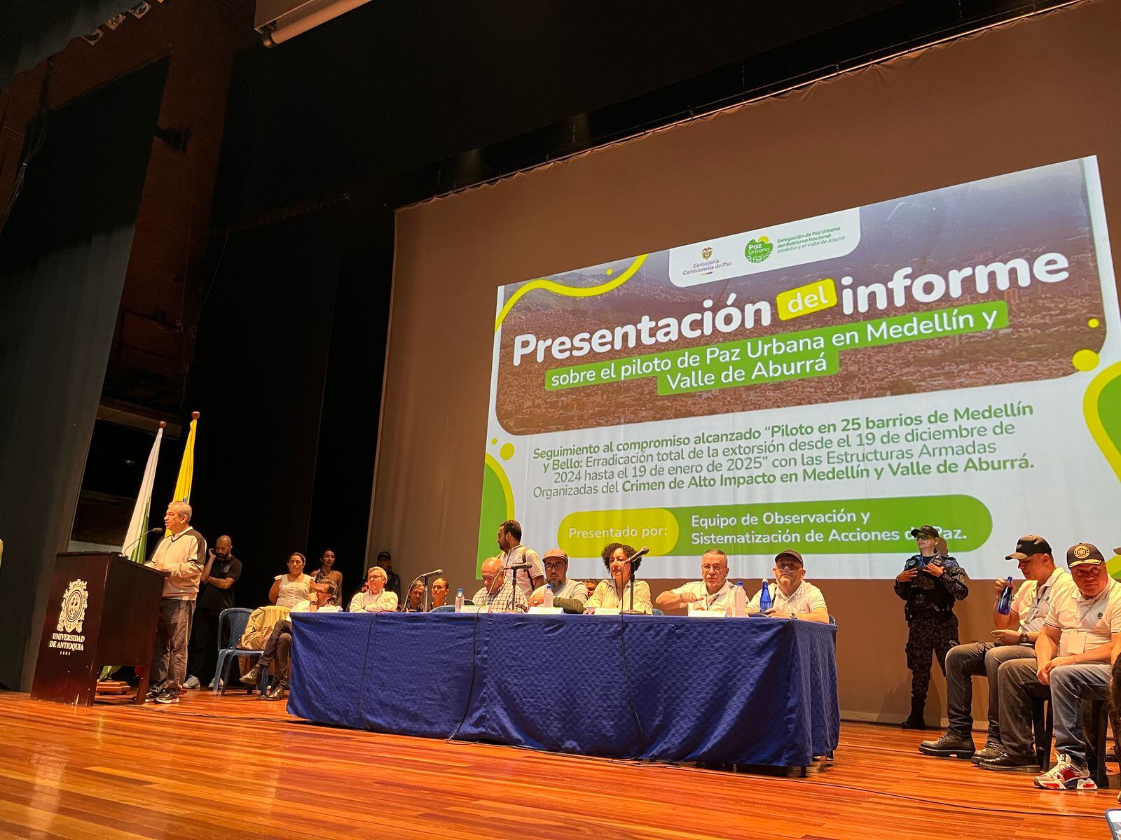 Piloto de Paz Urbana en Medellín y Valle de Aburrá.