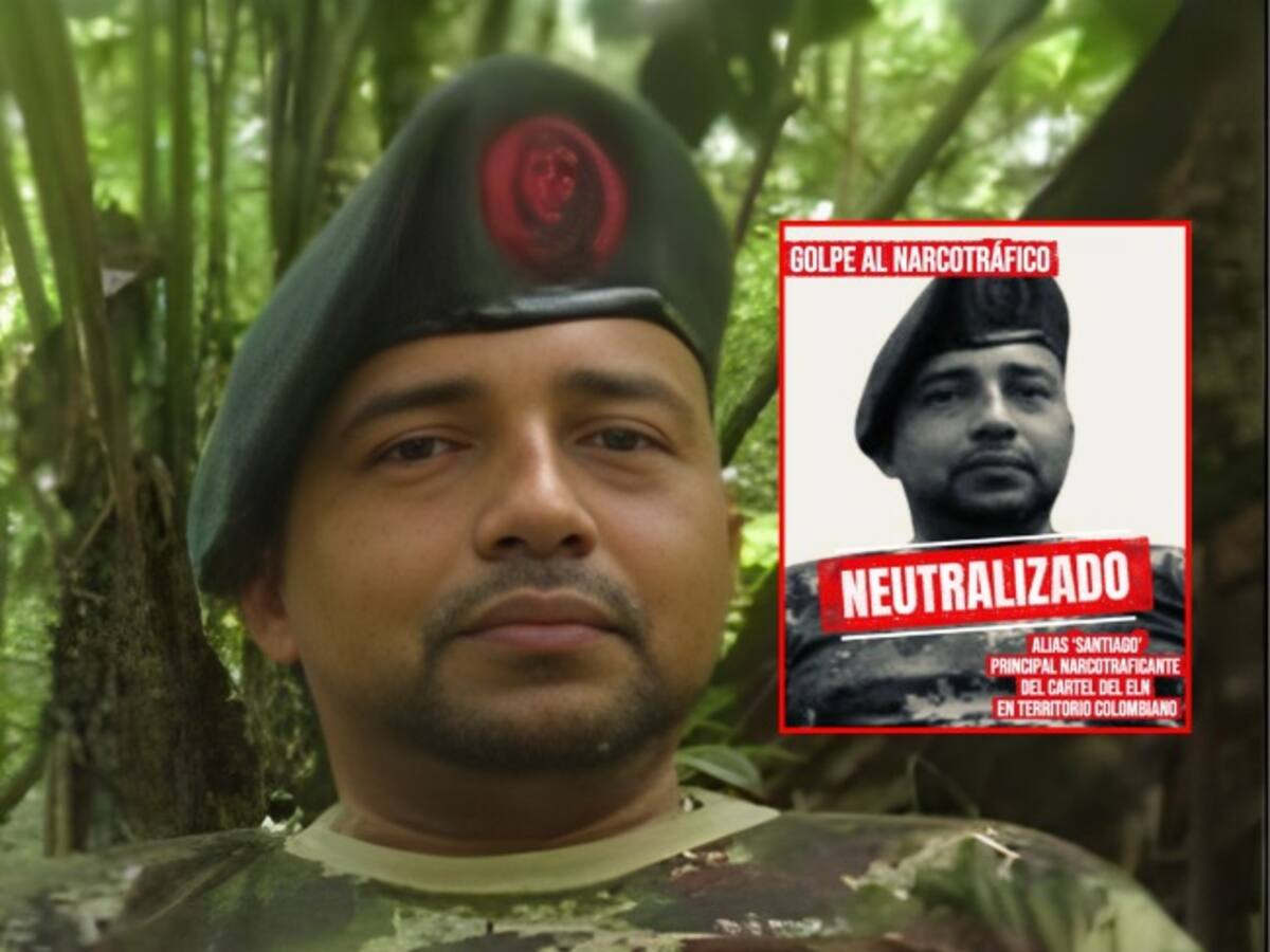 Fuerza Pública neutraliza a alias ‘Santiago’, peligroso cabecilla del ELN en el Chocó