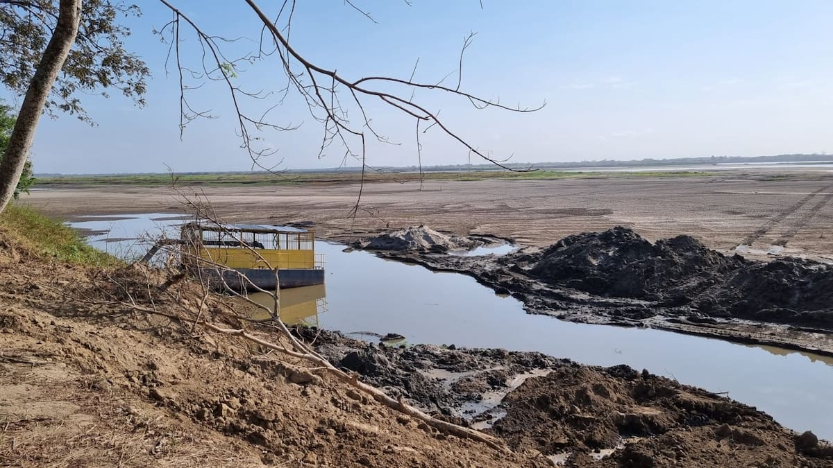 Nivel del río Magdalena desciende a 4,98 metros en el sur del Atlántico