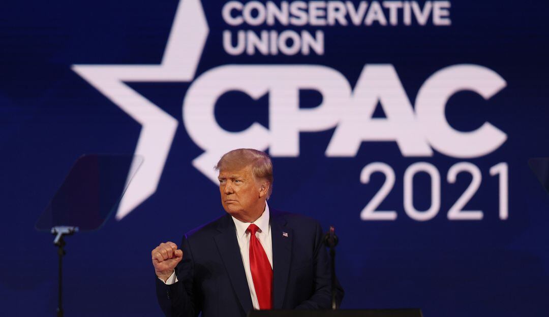 Donald Trump en la conferencia conservadora en Orlando