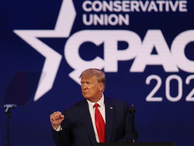 Donald Trump en la conferencia conservadora en Orlando