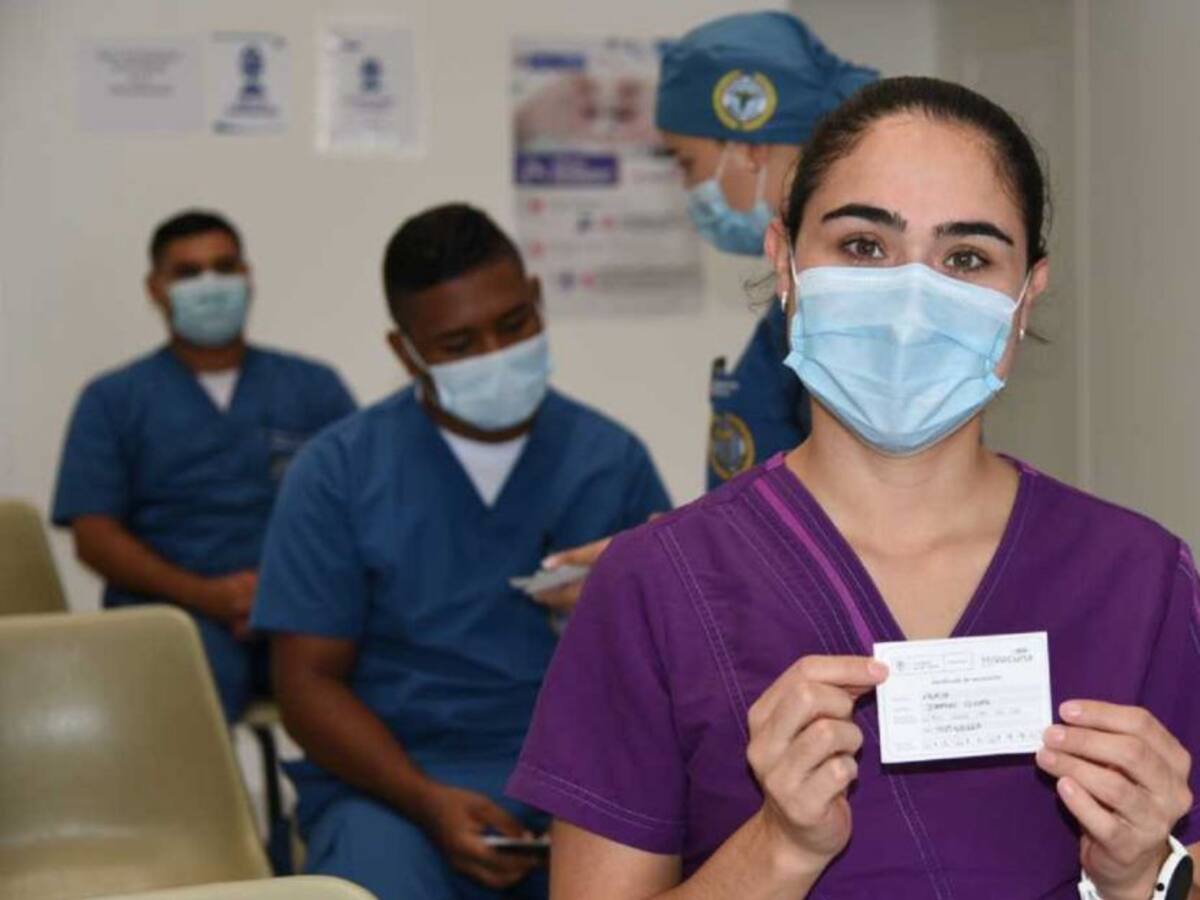 Personal en la ENAP de Cartagena recibió vacuna contra el COVID-19