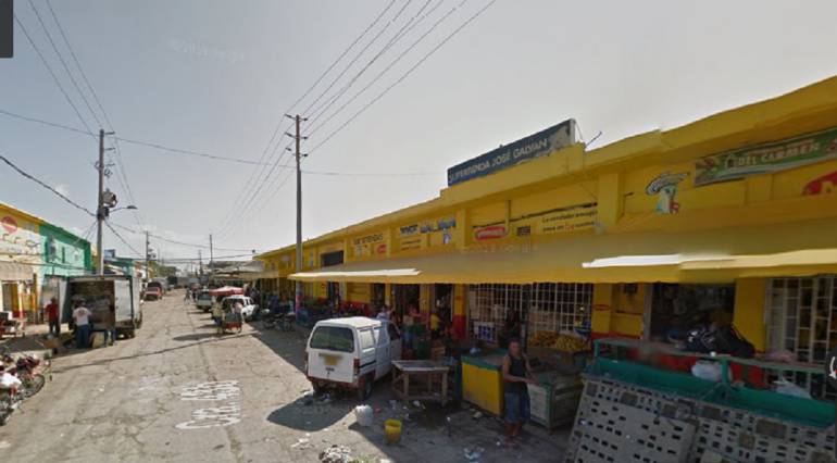 Sector de Barranquillita donde fue baleada la pareja.