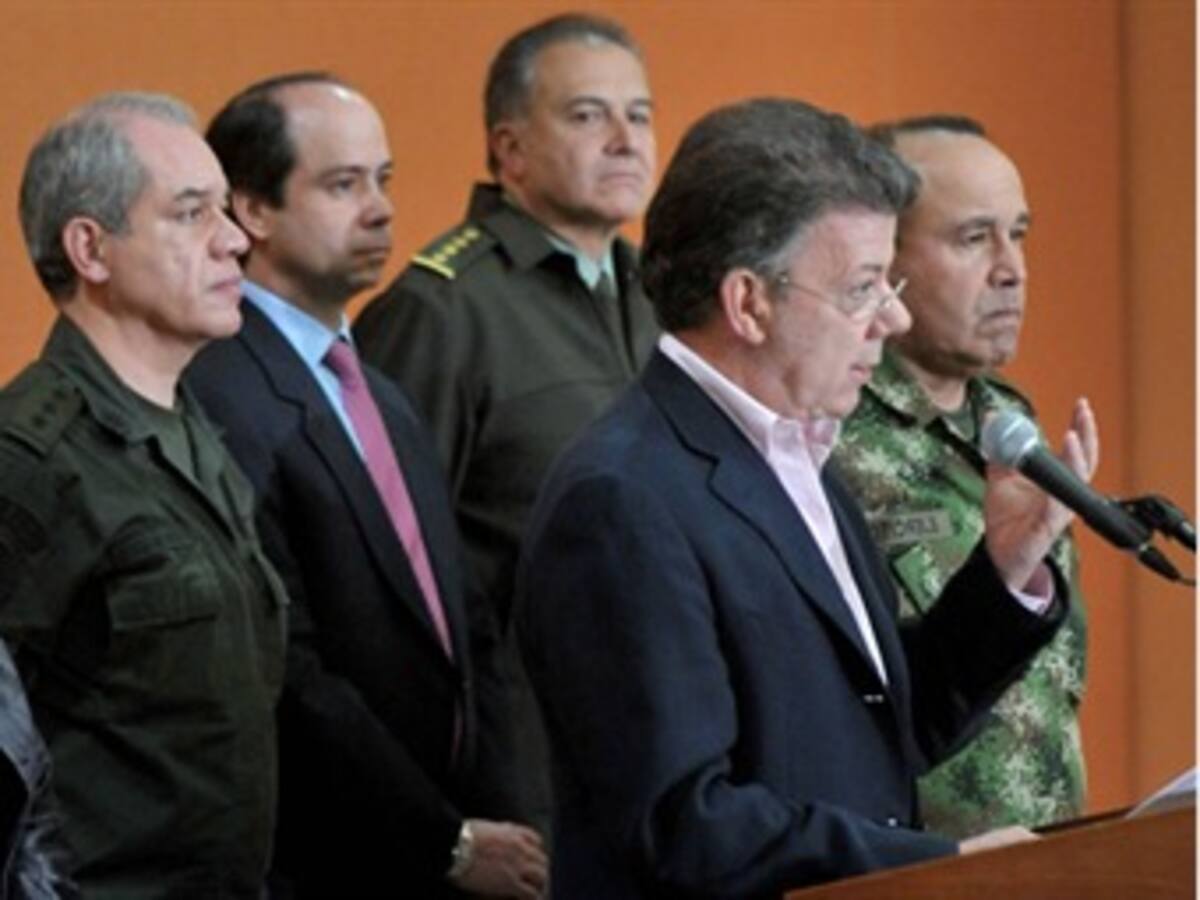 Santos anuncia paquete de medidas para combatir la inseguridad en Bogotá