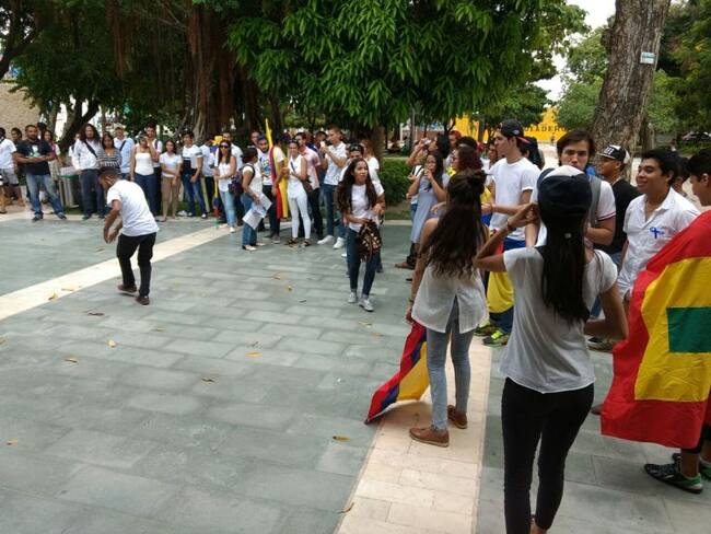 Los jóvenes en Barranquilla han expresado su respaldo al acuerdo de paz.