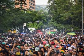 Marcha por la legalización de la marihuana en Medellín.