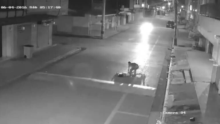 Captura del video en el que se revela la golpiza en Apartadó