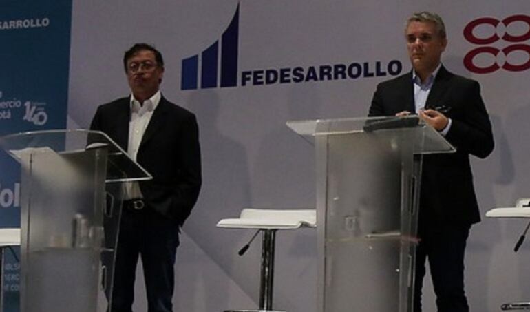 Gustavo Petro, Iván Duque