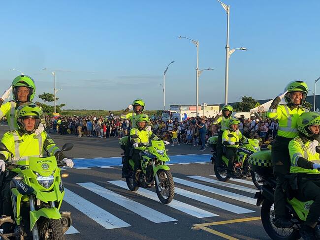 Más de 2.000 personas disfrutaron del desfile del día de la independencia en Barranquilla
