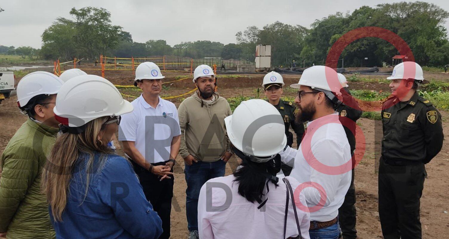 Representantes del Mininterior visitaron la obra del Distrito de Policía de Villa del Rosario