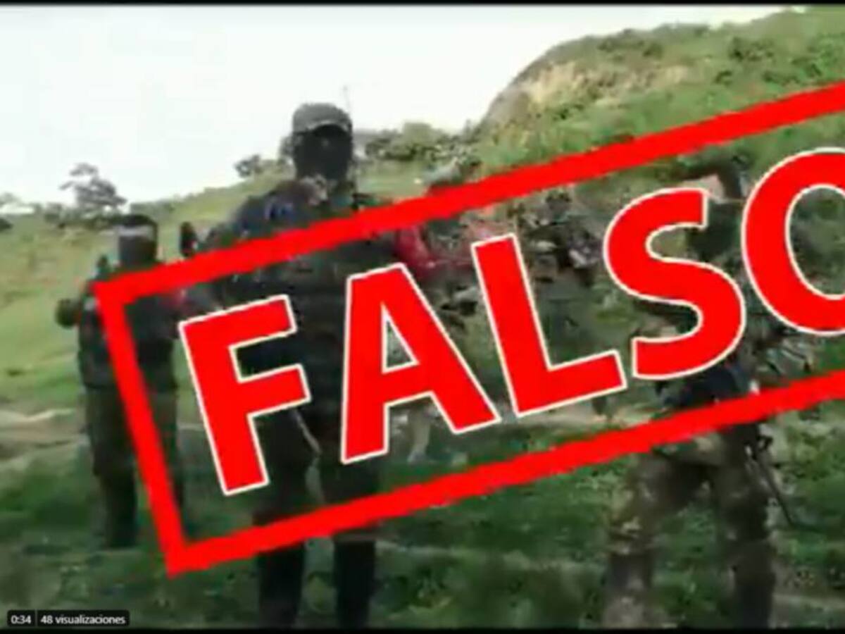 Video sobre presencia del ELN en Caldas es falso