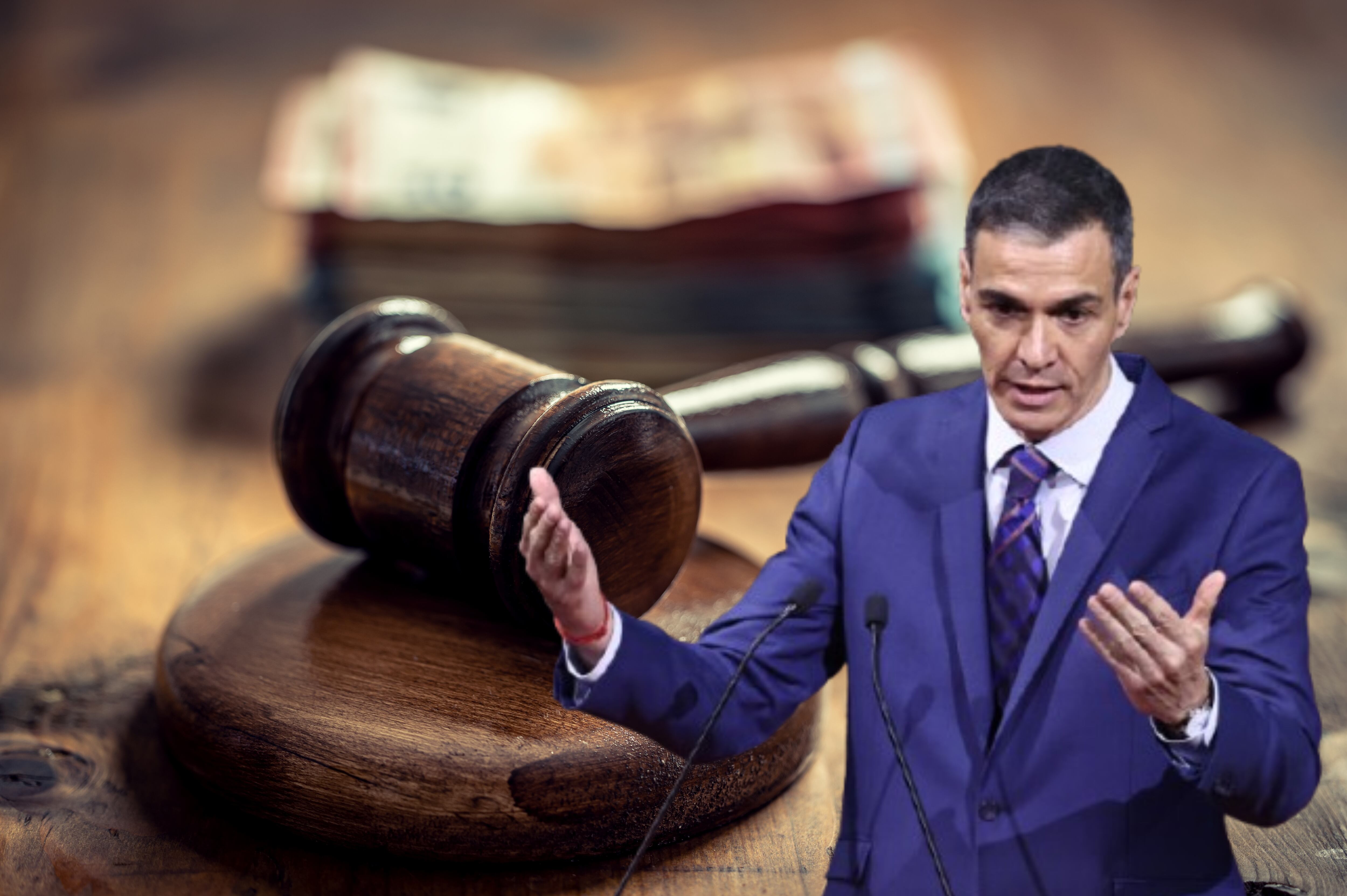 Imagen de referencia. Pedro Sánchez (Presidente de España): Getty Images / Juicio: Getty Images.