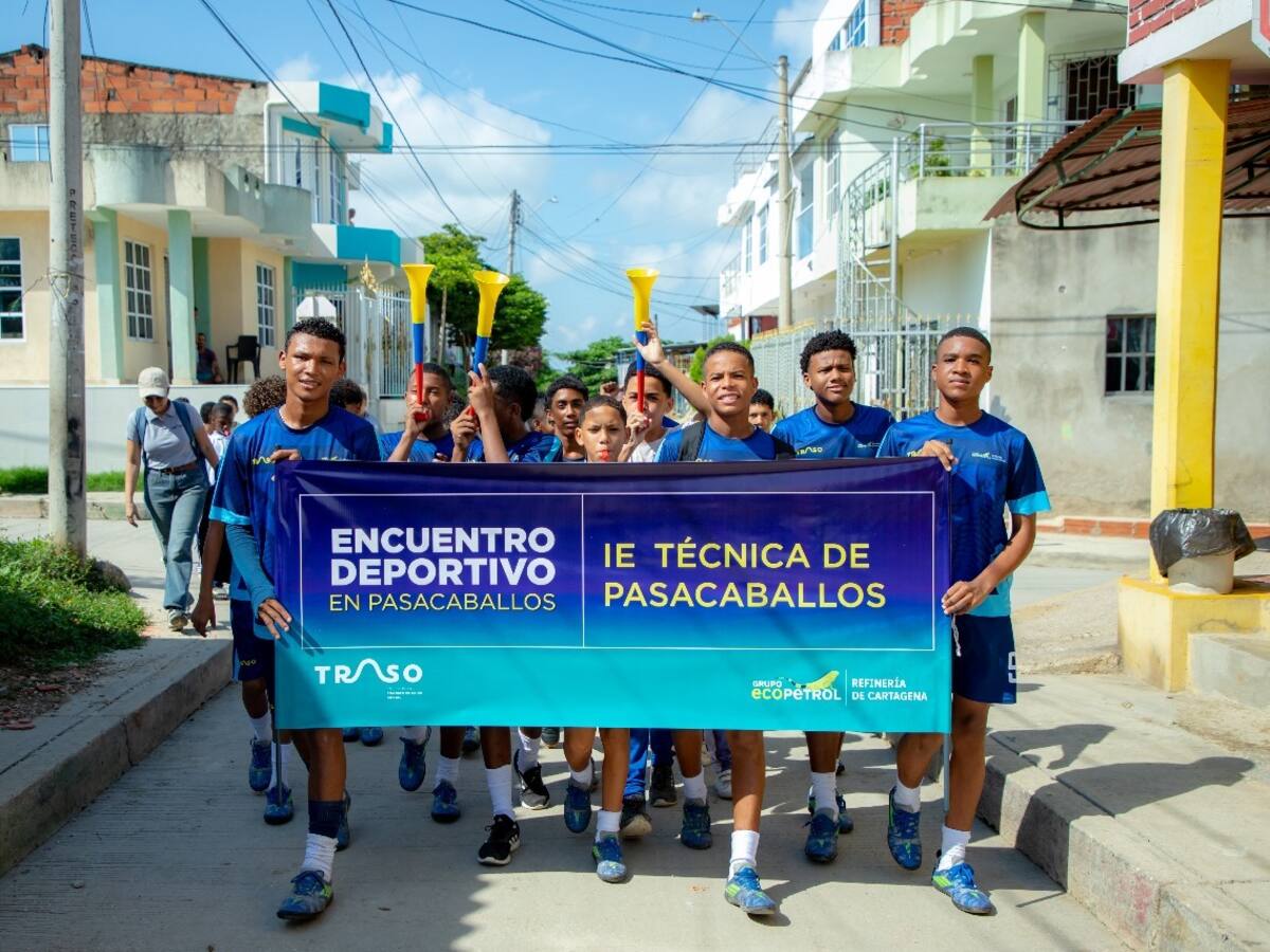 140 estudiantes participaron de jornadas deportivas y culturales en Pasacaballos