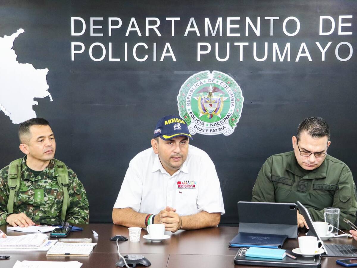 “Vamos a destinar recursos para el pago de recompensas” Gobernador Putumayo