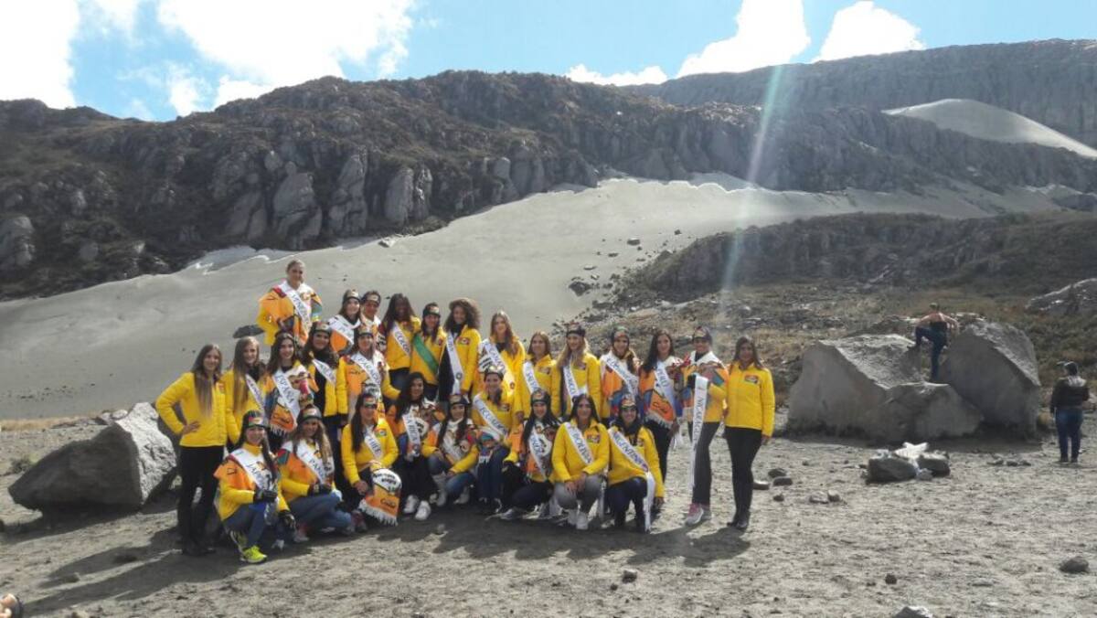 Aspirantes al Reinado Internacional del Café en la Feria de Manizales