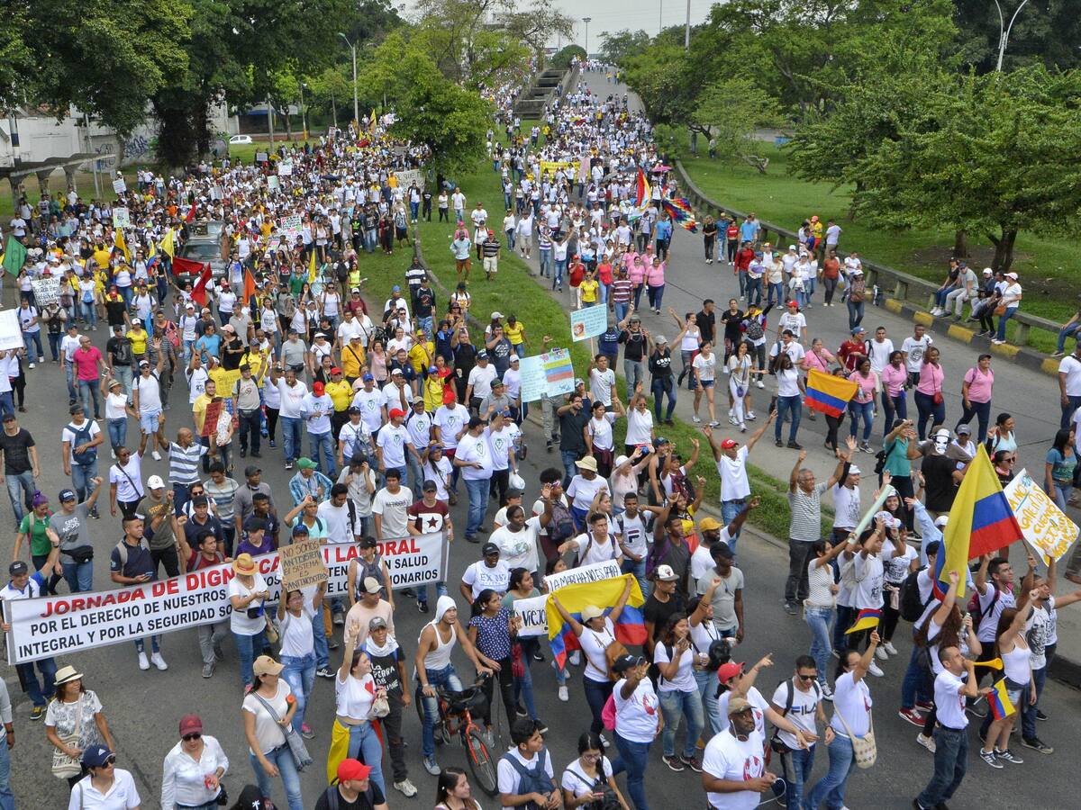 Wilson Sáenz representante de la CUT en el Valle del Cauca