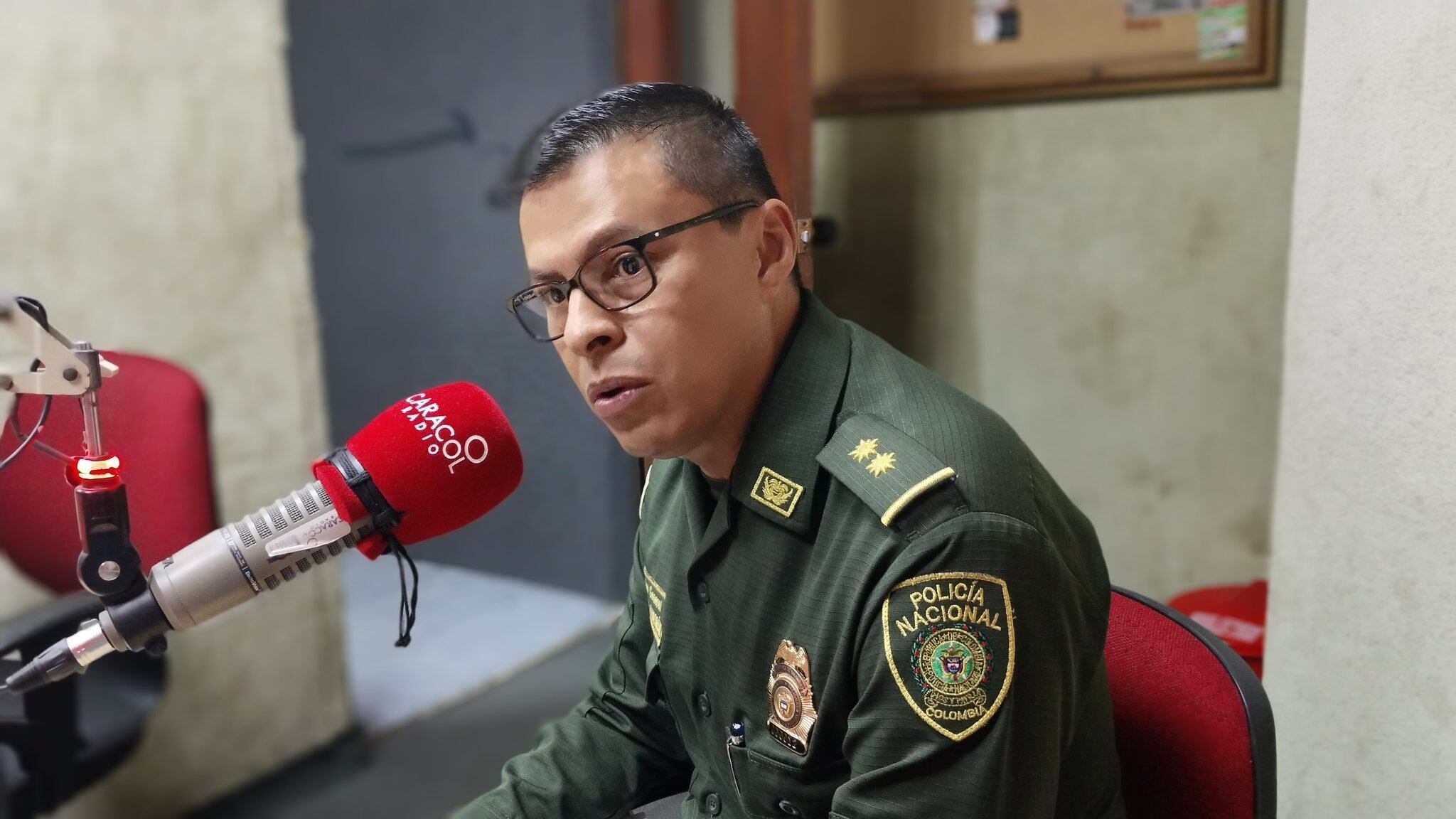 BG Wharlinton Gualdrón, comandante Región N°5 Policía Nacional / Foto: Caracol Radio