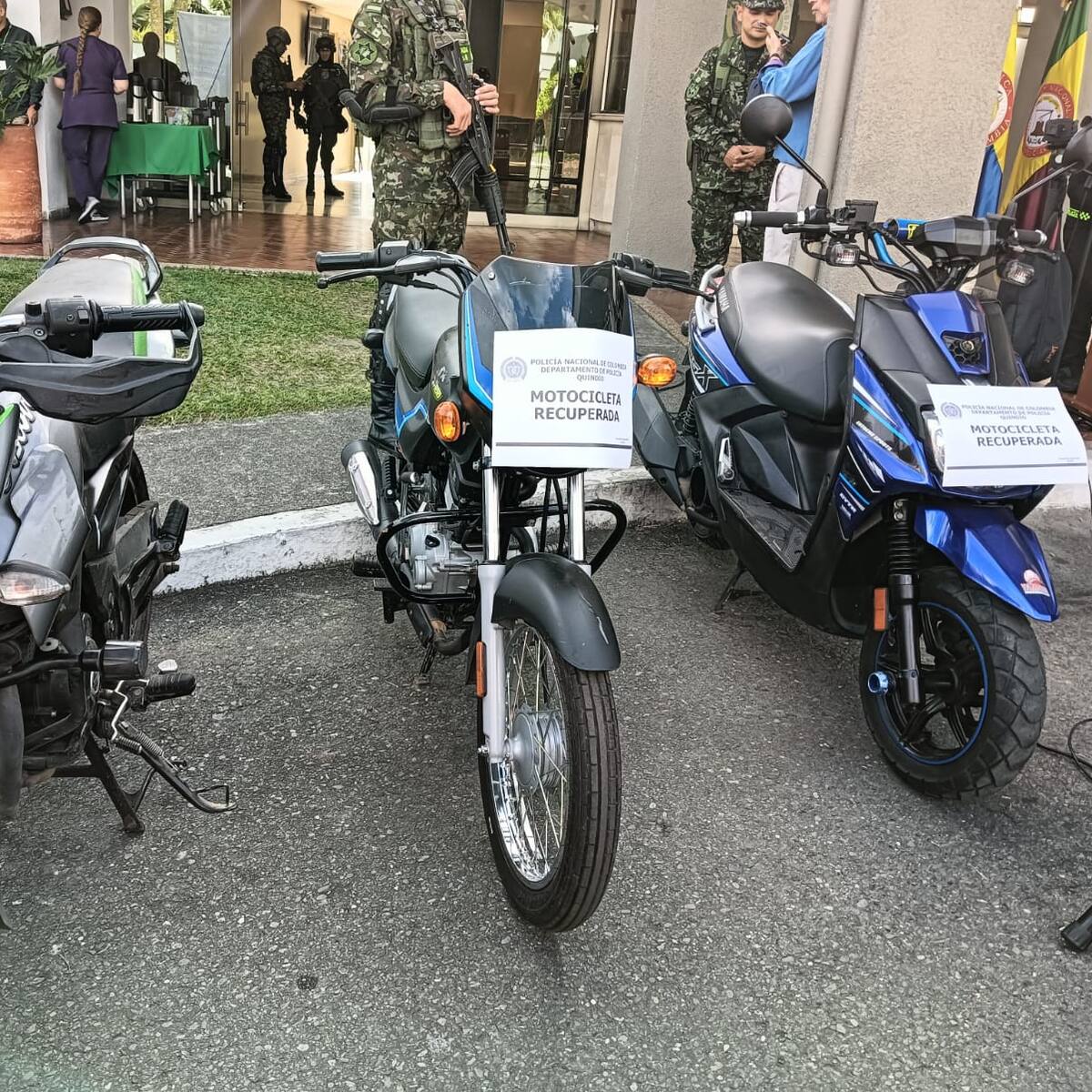 Policía Quindío recuperó 12 motocicletas hurtadas en varios municipios y departamentos