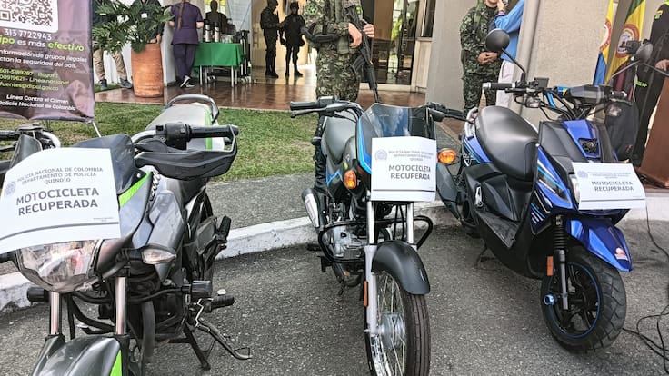 Coronel Luis Fernando Atuesta y la recuperación de motos robadas