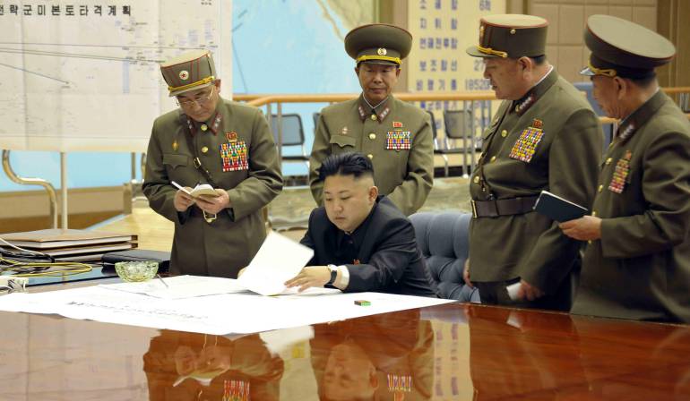 Kim Jong-Un, presidente de Corea del Norte 