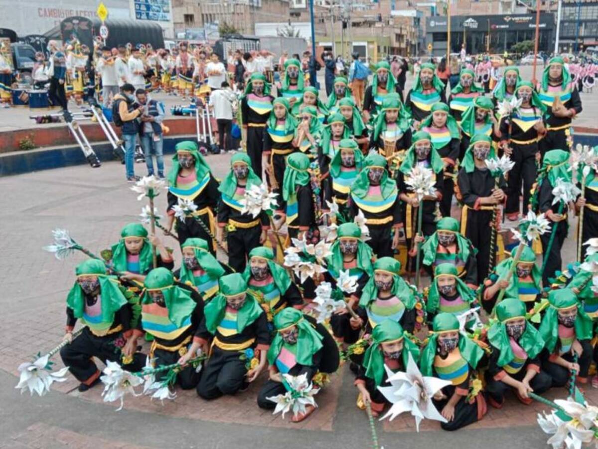 Los niños fueron los protagonistas en “Canto a la Tierra”
