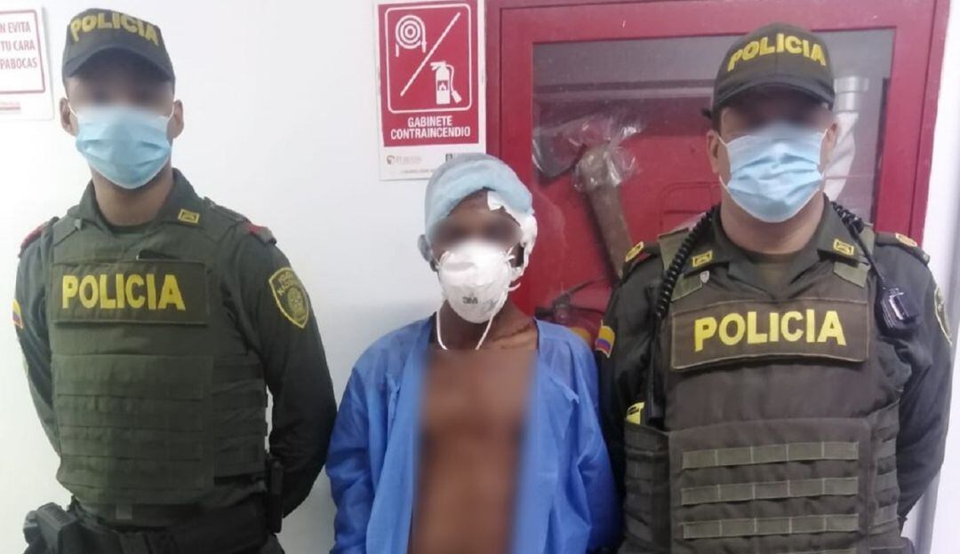 El presunto homicida fue capturado en una rápida reacción par parte de uniformados de la Policía Metropolitana de Cartagena