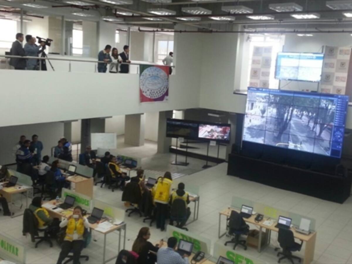 Culmina simulacro de evacuación en Bogotá
