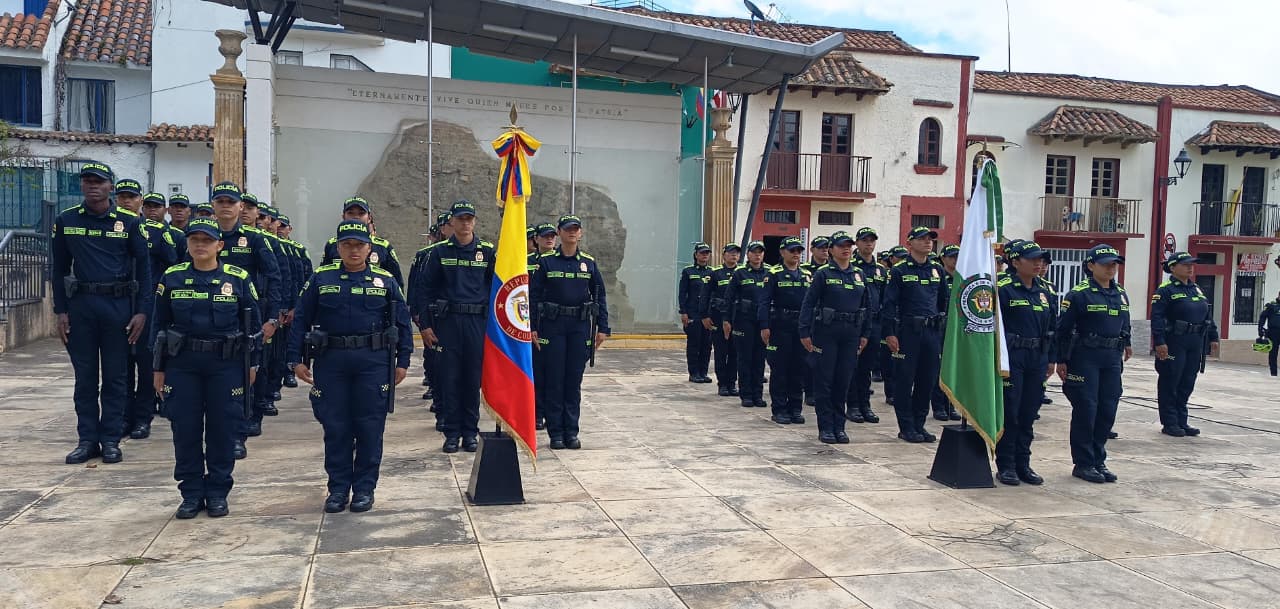 La Policía Metropolitana de Tunja dispondrá más de 350 uniformados para custodiar los eventos de este fin de semana en los diferentes municipios de Boyacá / Foto: Caracol Radio.