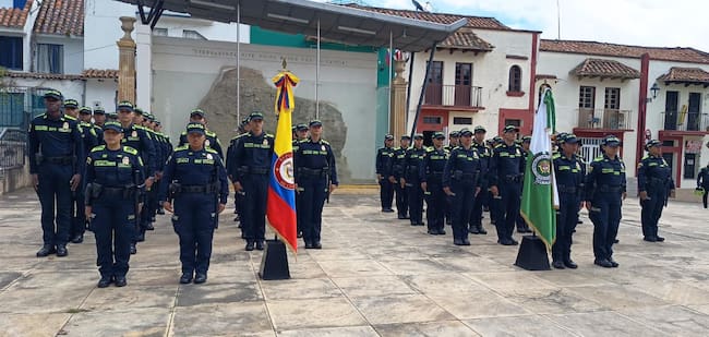 La Policía Metropolitana de Tunja dispondrá más de 350 uniformados para custodiar los eventos de este fin de semana en los diferentes municipios de Boyacá / Foto: Caracol Radio.