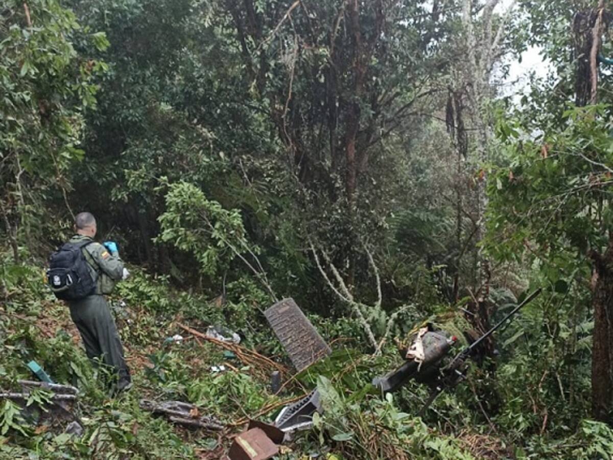 Se podría descartar el orden público en accidente de helicóptero: alcalde de Caramanta