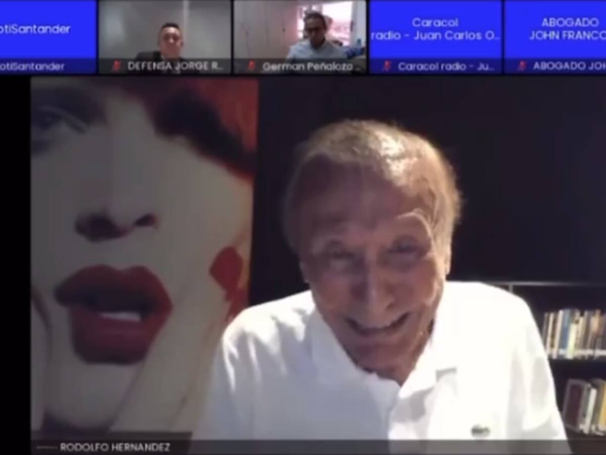 Rodolfo Hernández llora en audiencia por caso Vitalogic: “Tengo cáncer terminal”