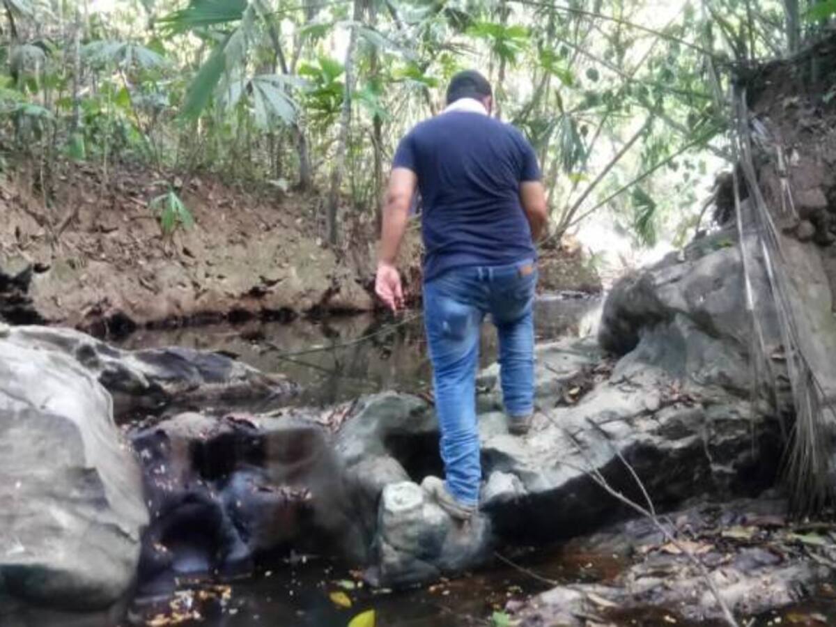 Denuncian contaminación de quebrada por vertimientos de Petróleo