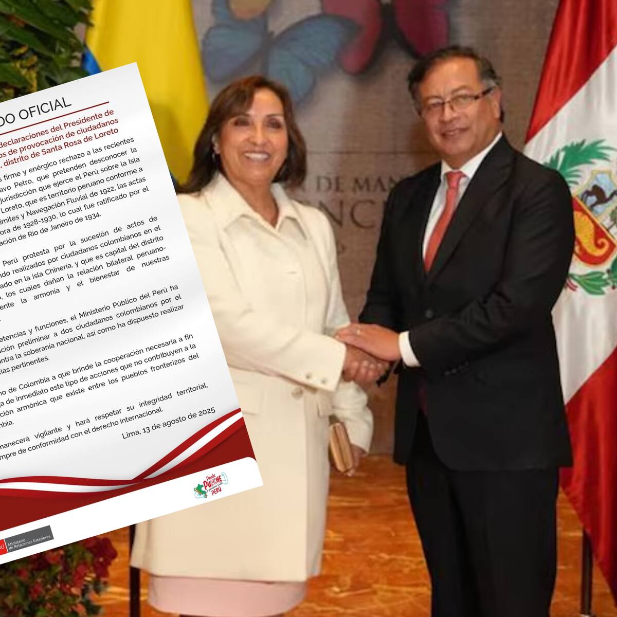 Perú abre investigación a colombianos detenidos por “atentar a la soberanía nacional”
