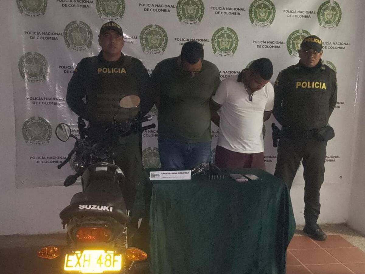 Dos presuntos fleteros fueron capturados en Magangué