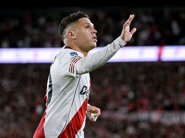 Juan Fernando Quintero durante uno de sus últimos partidos con River Plate. (Photo by Marcelo Endelli/Getty Images)