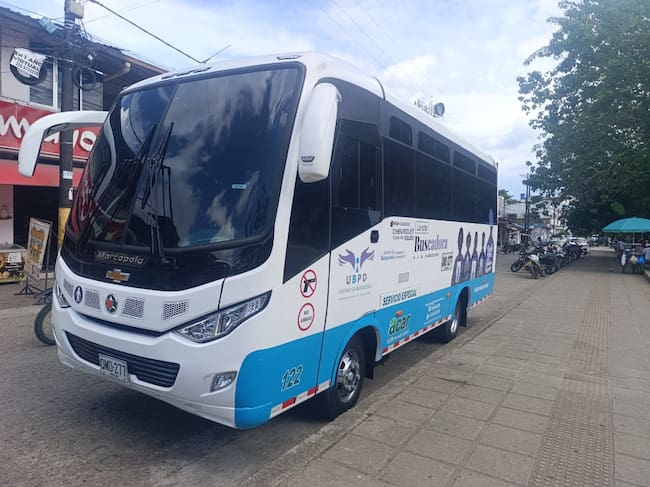 Las unidades móviles llegarán a 28 municipios del departamento. Foto UBPD.