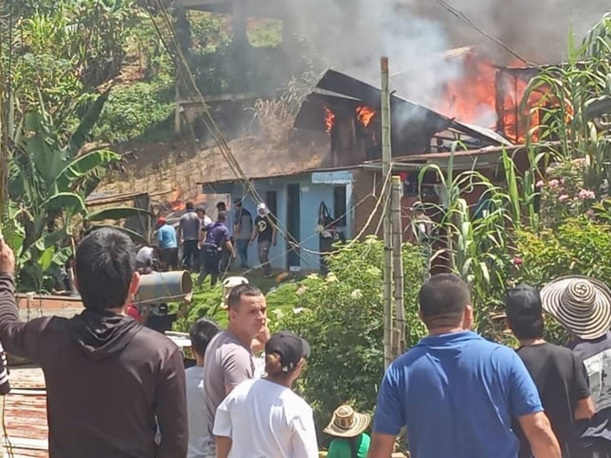 Explosivo cayó en una zona residencial en El Plateado, Cauca