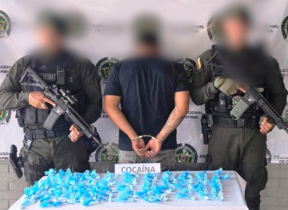 Capturado presunto expendedor de droga en Arjona, Bolívar