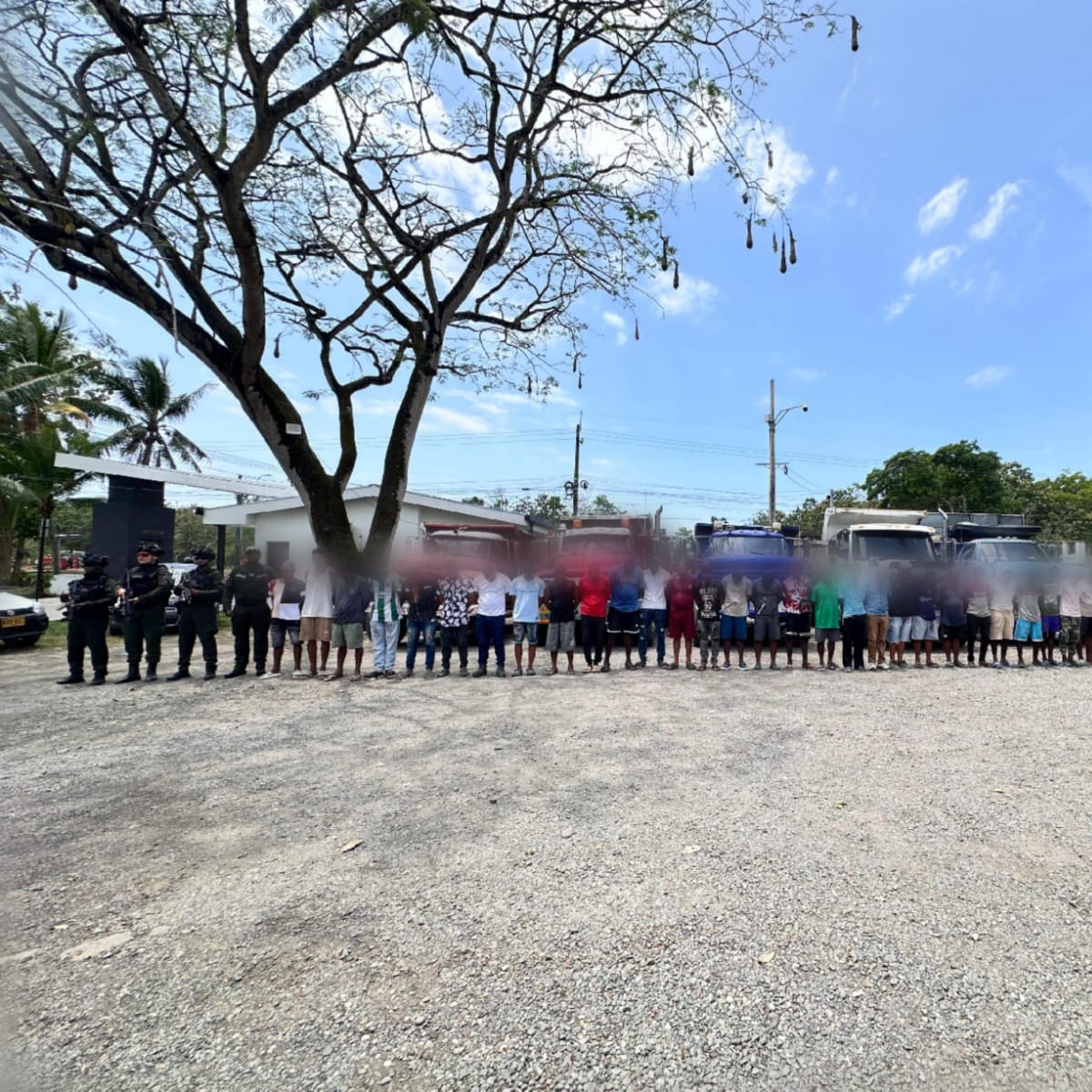 En Chigorodó capturaron a 32 personas por presunto delito de minería ilegal