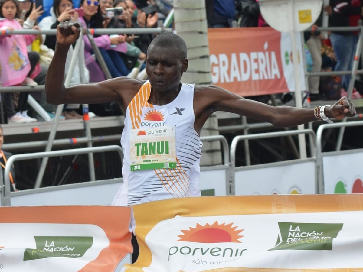 Atletas keniatas dominan la Media Maratón de Bogotá 2024