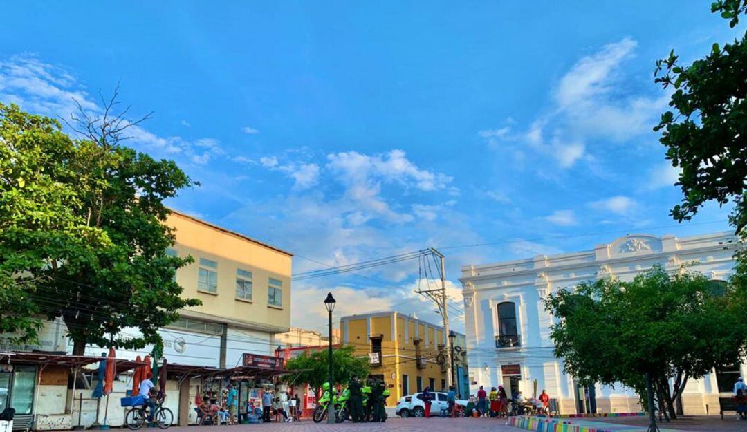 Santa Marta confinada.