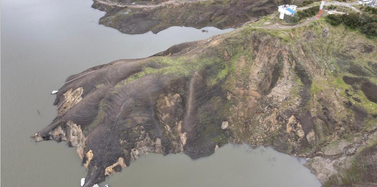 foto del nivel de los embalses de Chingaza
