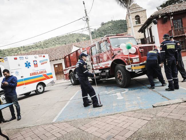 Bogotá donó una máquina de bomberos al municipio de La Calera